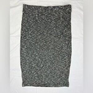 Cotton On Ribbed Knit Marled Pencil Skirt Women’s Small Elastic Waist